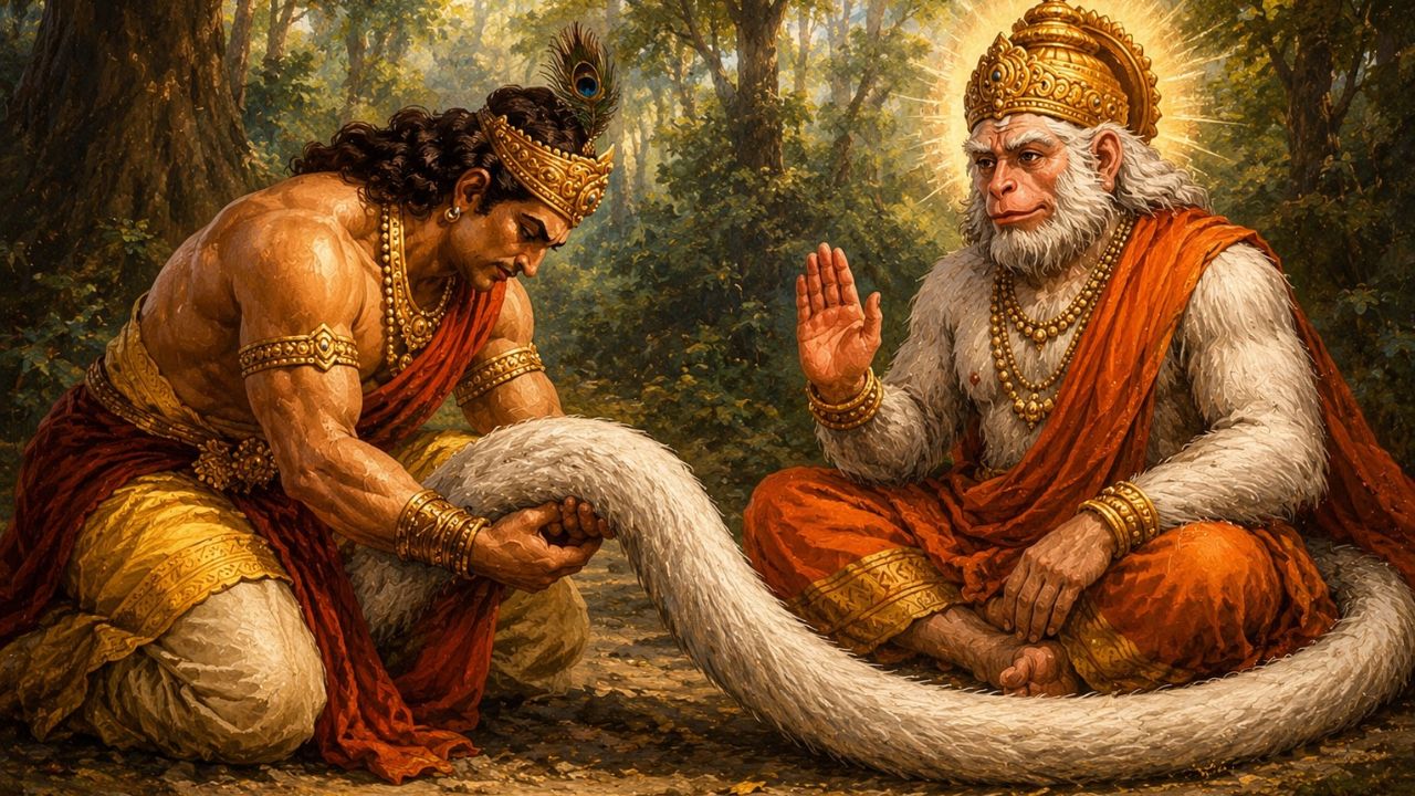 Mahabharata: सौगंधिक पुष्पांच्या शोधात भीमाची हनुमानांशी झाली भेट, पुढे काय घडले? जाणून घ्या