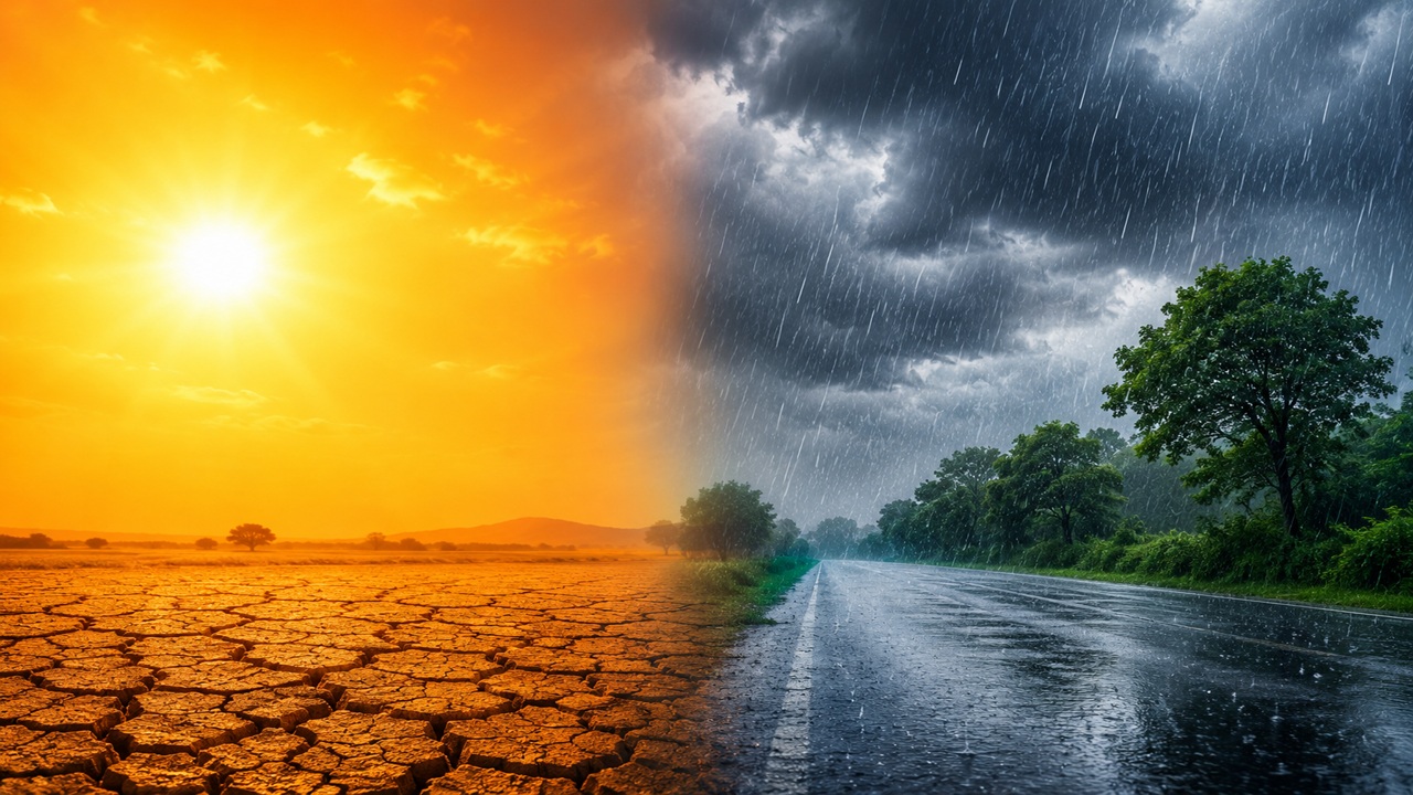 Maharashtra Weather : कुठे प्रचंड उष्णता तर कुठे मुसळधार पाऊस; ‘या’ ६ जिल्ह्यांसाठी रेड-ऑरेंज अलर्ट