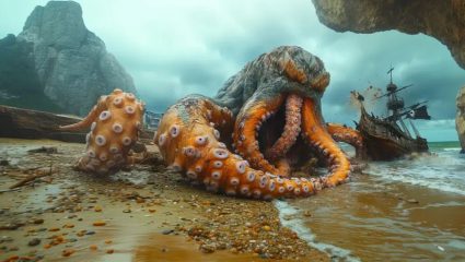 Prehistoric Sea Monster : डायनासोर काळात ‘हा’ प्राणी होता समुद्राचा खरा राजा; शास्त्रज्ञांना सापडले 62 फूट लांबीचे जीवाश्म