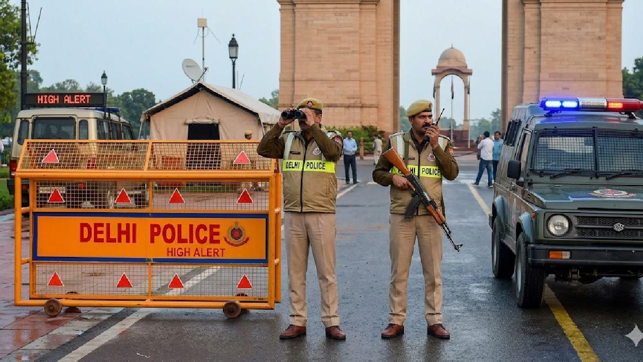 कोणत्याही क्षणी घात? Delhi मध्ये दहशतवादी हल्ल्याचा अलर्ट, कट उधळण्यासाठी यंत्रणा सज्ज