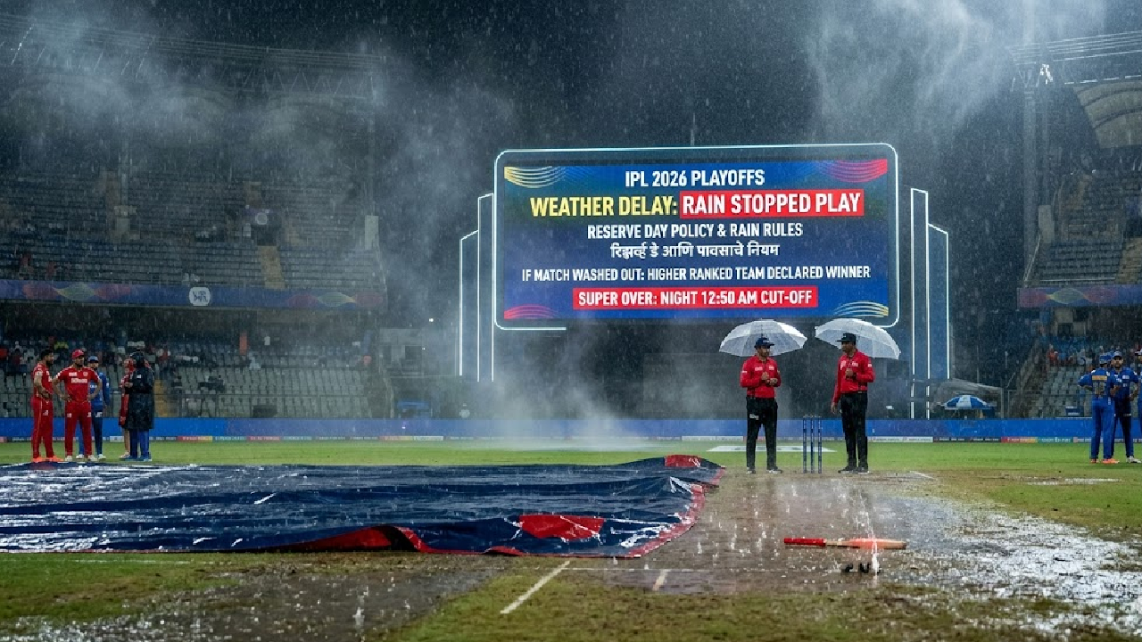 धो-धो पाऊस पडला तर IPL Playoff चा विजेता कसा ठरणार? रिझर्व्ह डे की..; ‘हा’ नियम उडवेल तुमची झोप