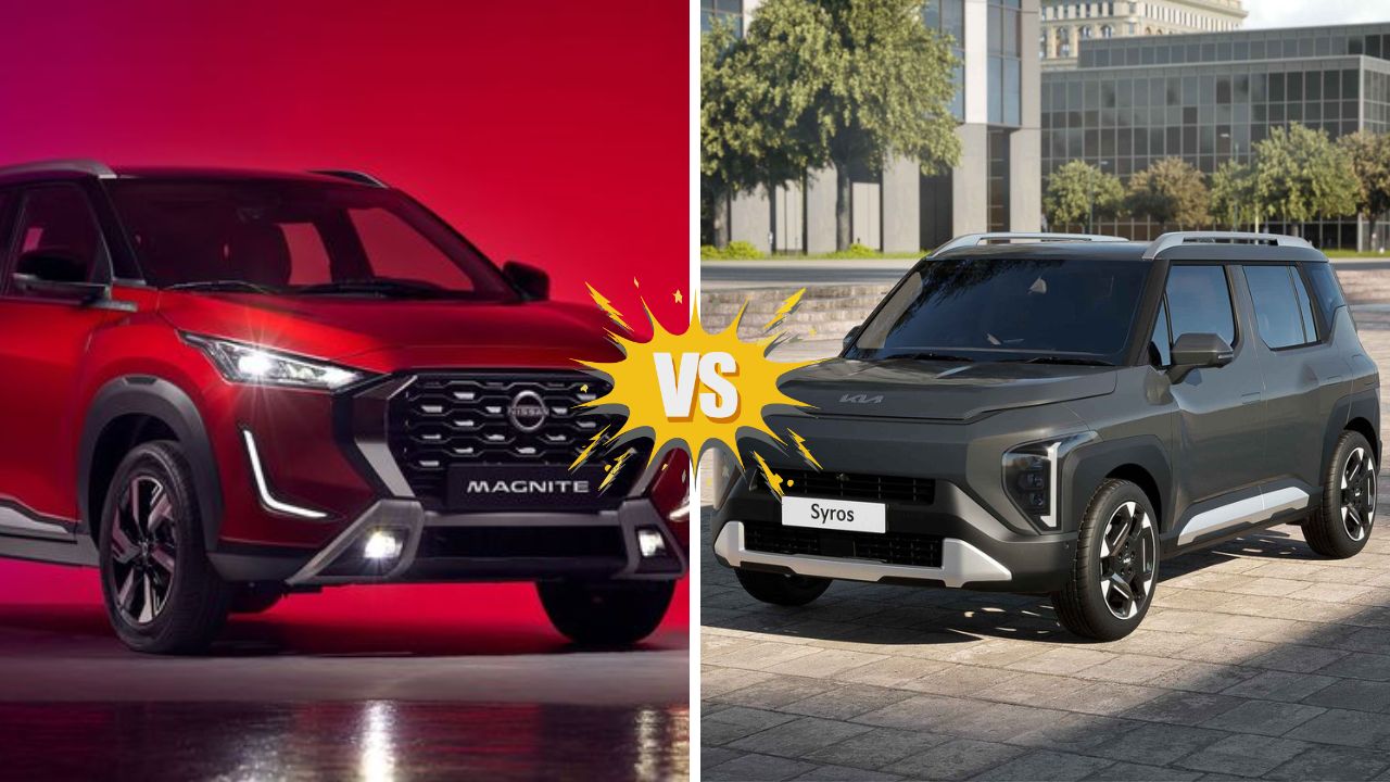 Nissan Magnite Vs Kia Syros: इंजिन, किंमत आणि फीचर्समध्ये कोणी मारली बाजी? खरेदीपूर्वी वाचा संपूर्ण तुलना