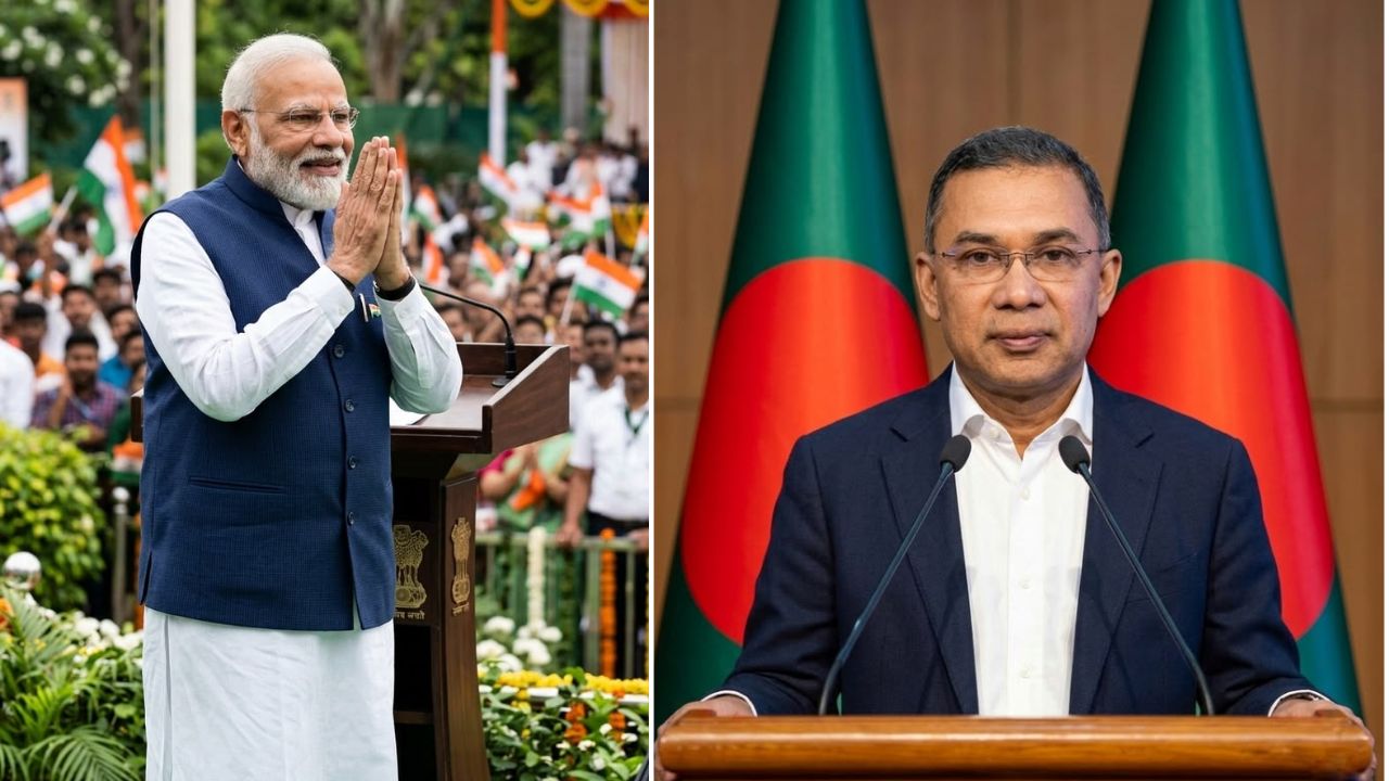 Bangladesh India: सीमेवर हाय-अलर्ट असतानाच मोदींची मोठी खेळी; बांगलादेशचे पंतप्रधान तारिक रहमान यांना पाठवले ‘असे’ खास पत्र