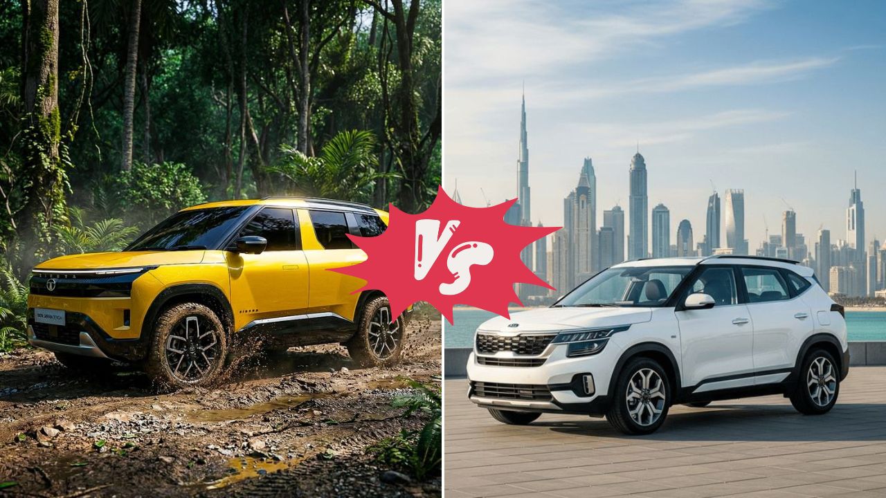 TATA Sierra vs Kia Seltos: कोणती SUV देते बेस्ट माइलेज? वाचा परफॉर्मंस आणि किंमतीमधील फरक