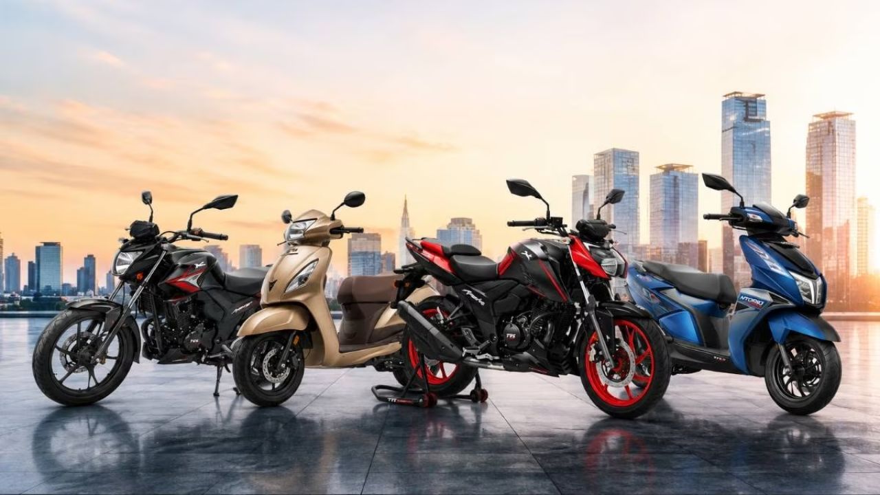TVS Motor Profit : टीव्हीएस मोटारची घोडदौड कायम; स्कूटर, EV आणि तीनचाकी विक्रीत मोठी वाढ