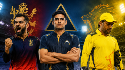 IPL 2026 Qualification Chances : Dhoni च्या CSK चं टेन्शन वाढलं! RCB आणि GT च्या प्लेऑफच्या शक्यता 99%, कोणाचा पगडा किती भारी?