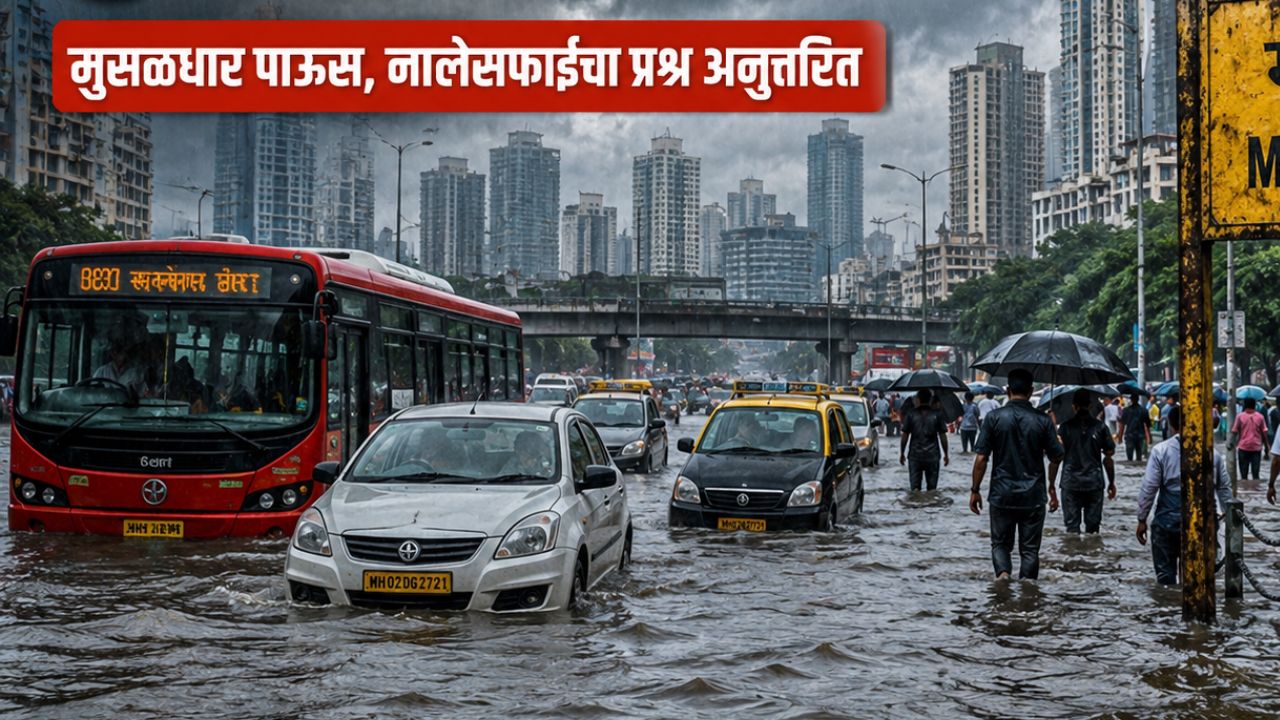 Mumbai News: यंदाही मुंबई शहर तुंबण्याची भीती! मिठी नदीची ६१ टक्केच सफाई; मोठ्या नाल्यांची ९३.५३% सफाई झाल्याचा दावा