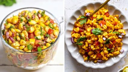 दिवसाची सुरुवात करा चविष्ट पदार्थाने! सोप्या पद्धतीमध्ये घरी बनवा मेक्सिकन स्टाईल स्ट्रीट कॉर्न सॅलड, नोट करा रेसिपी