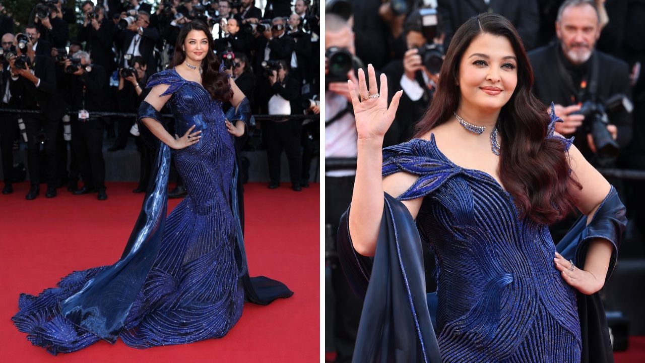 Cannes 2026: कान्सच्या रेड कार्पेटवर चमकली अभिनेत्री ऐश्वर्या राय बच्चन! निळा मरमेड गाऊन, हिऱ्यांच्या दागिन्यांनी वेधले साऱ्यांचे