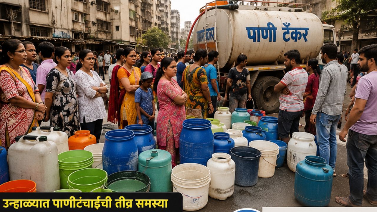 मीरा-भाईंदरमध्ये तीव्र पाणीटंचाई! सलग चौथा शनिवार कोरडा; नागरिक त्रस्त, नेत्यांवर निष्क्रियतेचे आरोप