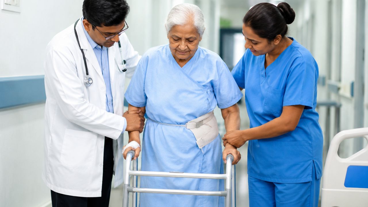 ८६ वर्षीय महिलेवर हिप फ्रॅक्चर शस्त्रक्रिया यशस्वी! गुंतागुंतीच्या शस्त्रक्रियेनंतर अवघ्या एका दिवसात चालण्यास सुरुवात