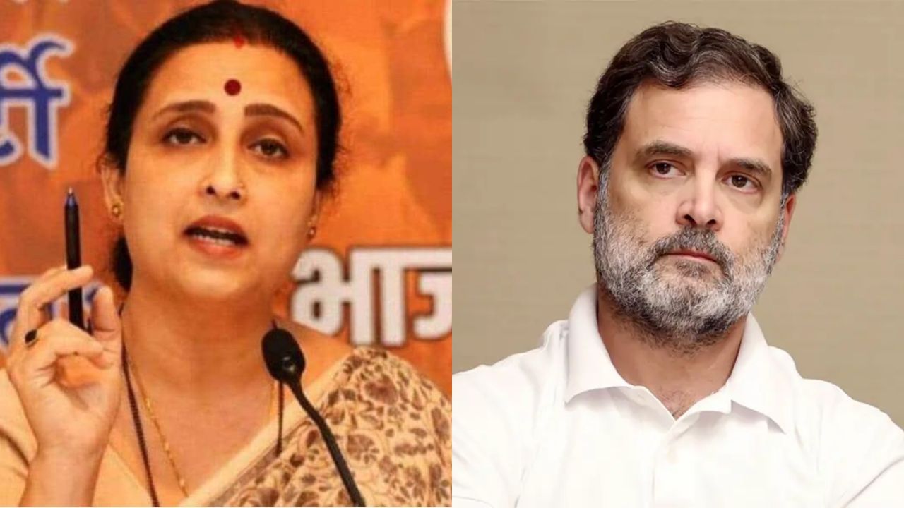 Chitra Wagh: राहुल गांधींच्या ५४ परदेश दौऱ्यांचा हिशोब कुठे? ६० कोटींच्या खर्चावरून चित्रा वाघ यांनी काँग्रेसला घेरले