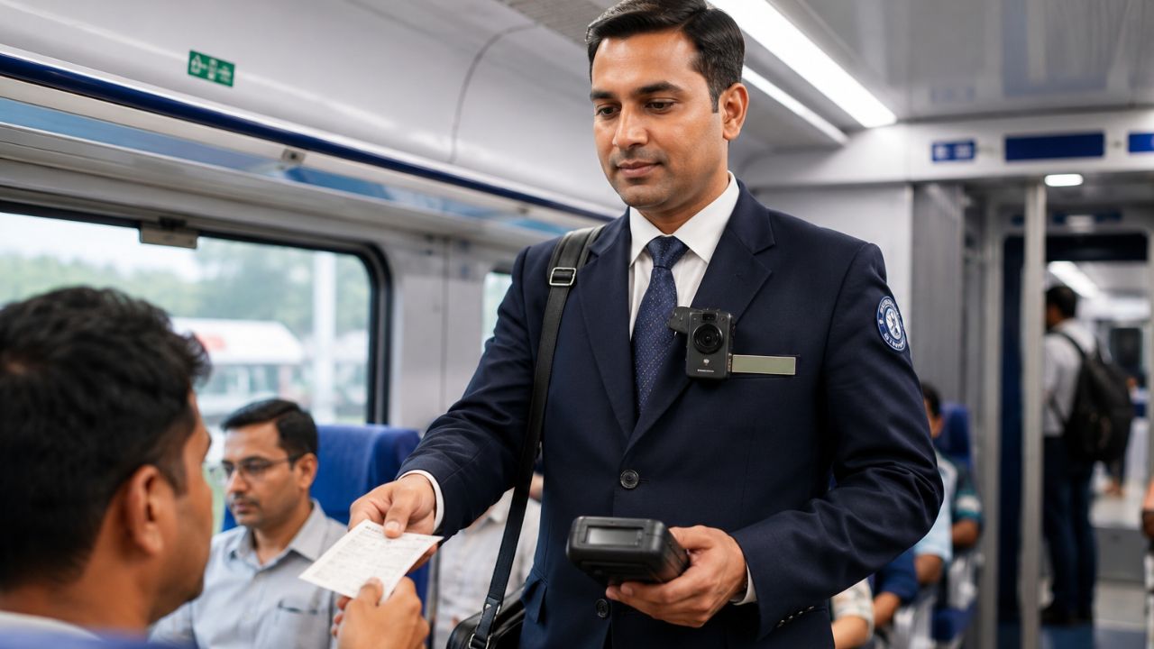 भारतीय रेल्वेचा हायटेक निर्णय! आता TTE च्या गणवेशावर दिसणार ‘बॉडी कॅमेरा’; तिकीट तपासणीत येणार पारदर्शकता