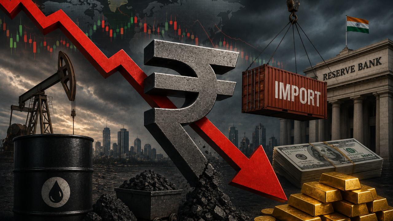 Rupee Falling : Petro वाचवून किंवा Gold  कमी खरेदी करून रुपयाची घसरण थांबणार नाही; मग नेमकं कुठे नडतंय?
