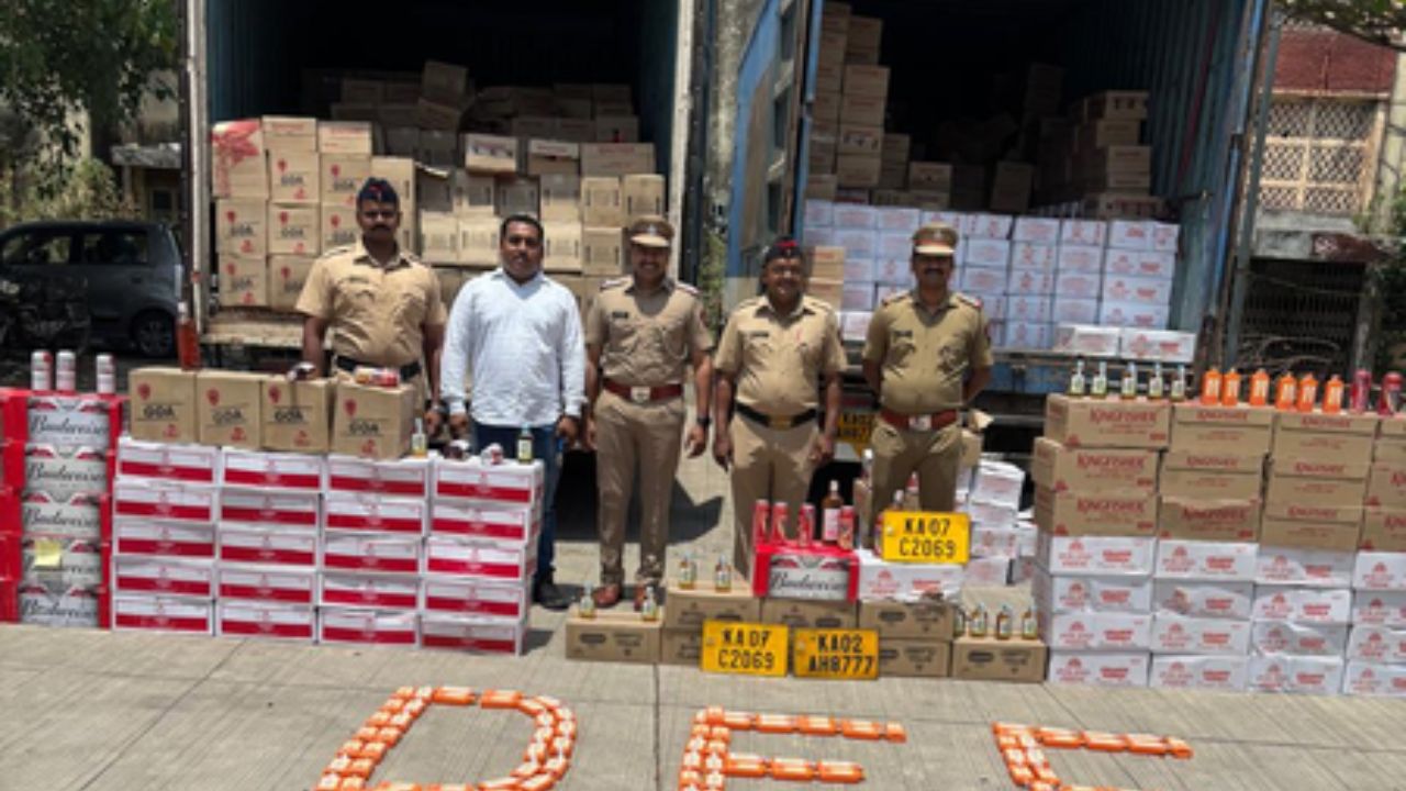 Pune Crime: पुण्यात राज्य उत्पादन शुल्क विभागाची सर्वात मोठी कारवाई! २ कोटींहून अधिक किमतीची बेकायदा दारू आणि बिअर जप्त