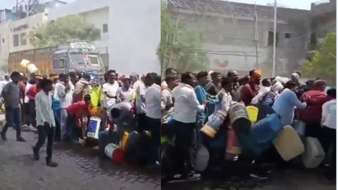 पेट्रोल पंपावर लोकांची झुंबड, व्हायरल व्हिडियोवरून विरोधकांनी सत्ताधाऱ्यांना सुनावले
