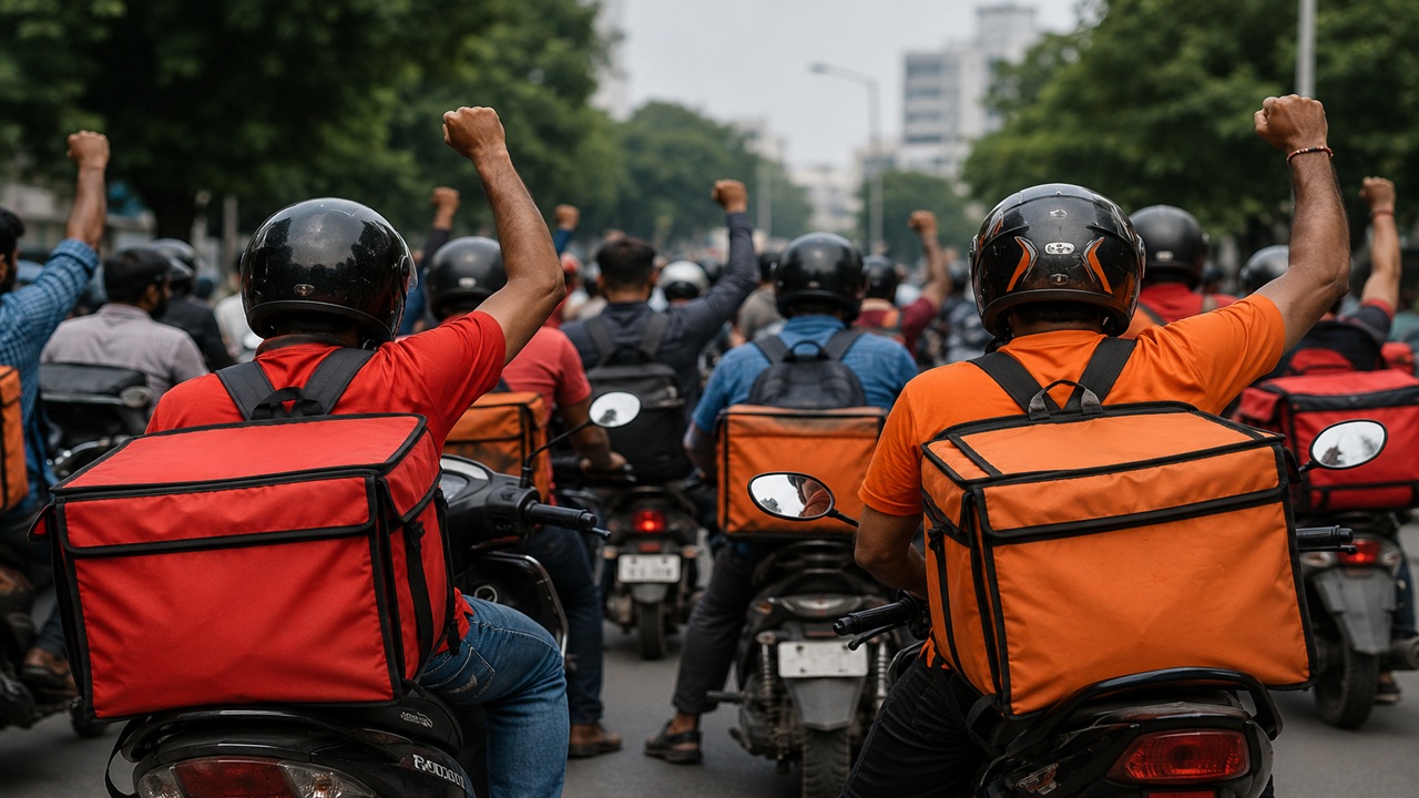 Zomato-Swiggy सेवा ठप्प ठप्प? महागड्या पेट्रोलविरोधात गिग वर्कर्सचा संप