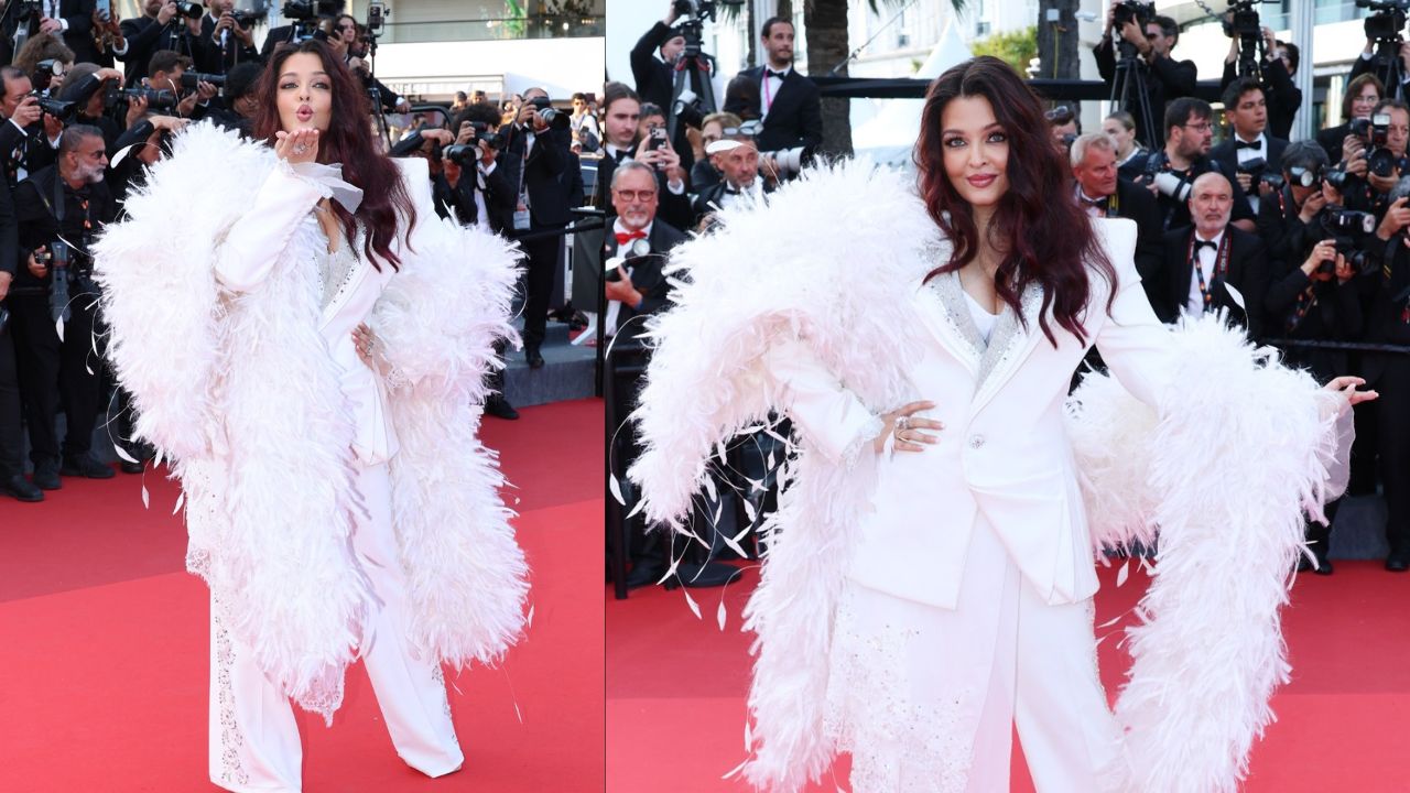 Aishwarya Rai Cannes look 2026 : अखेर सौंदर्याची राणी रेड कार्पेटवर अवतरलीच; ऐश्वर्या राय बच्चनच्या अदांवर चाहते फिदा