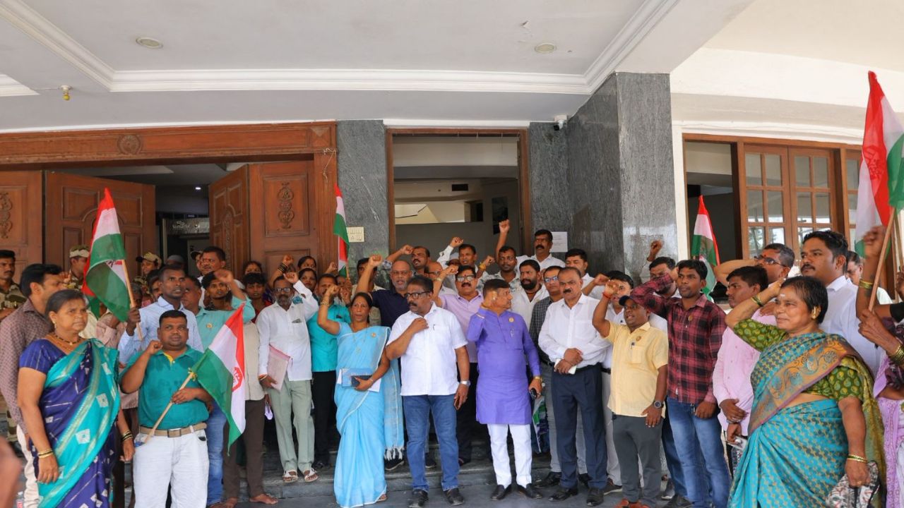 Bhiwandi News : कामगाराच्या मृत्यूनंतर श्रमजीवी संघटनेचे तीव्र आंदोलन; पालिका अधिकारी आणि दोषी कंत्राटदारावर गुन्हा दाखल