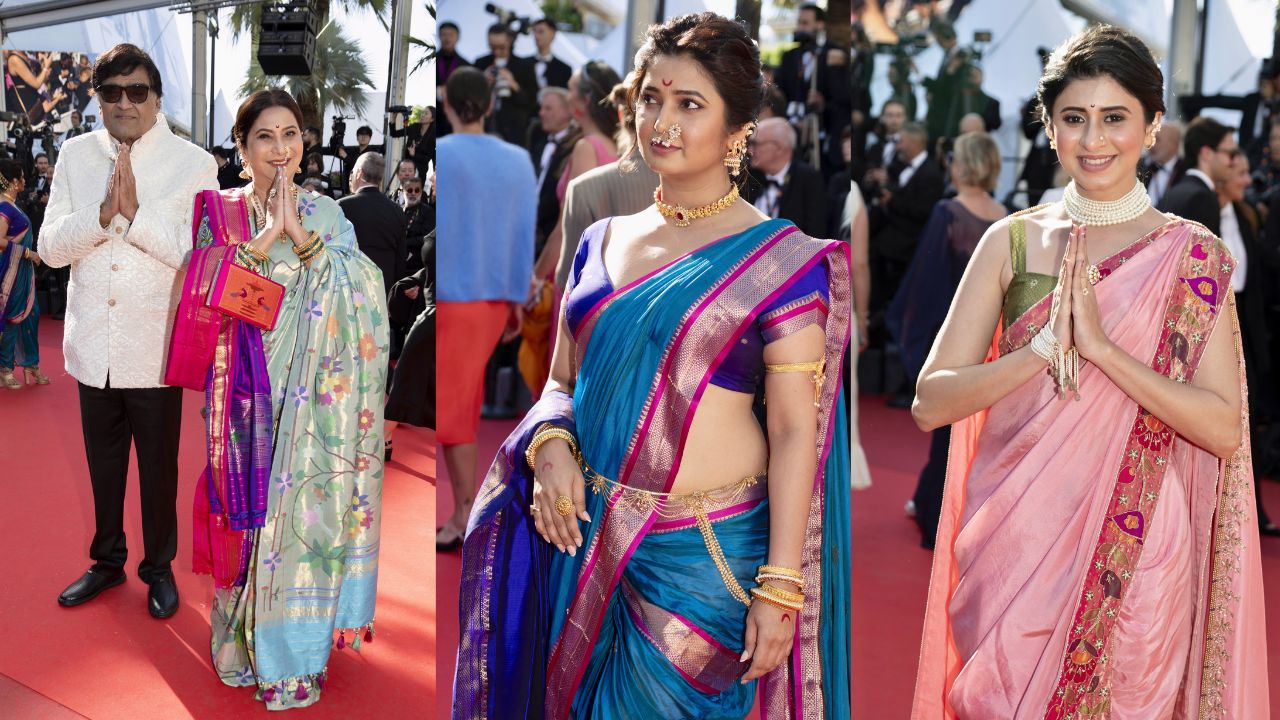 Cannes Festival 2026 मध्ये मराठीचा डंका, पैठणी, खण मराठमोळ्या संस्कृतीने इंग्रजांचेही दिपले डोळे
