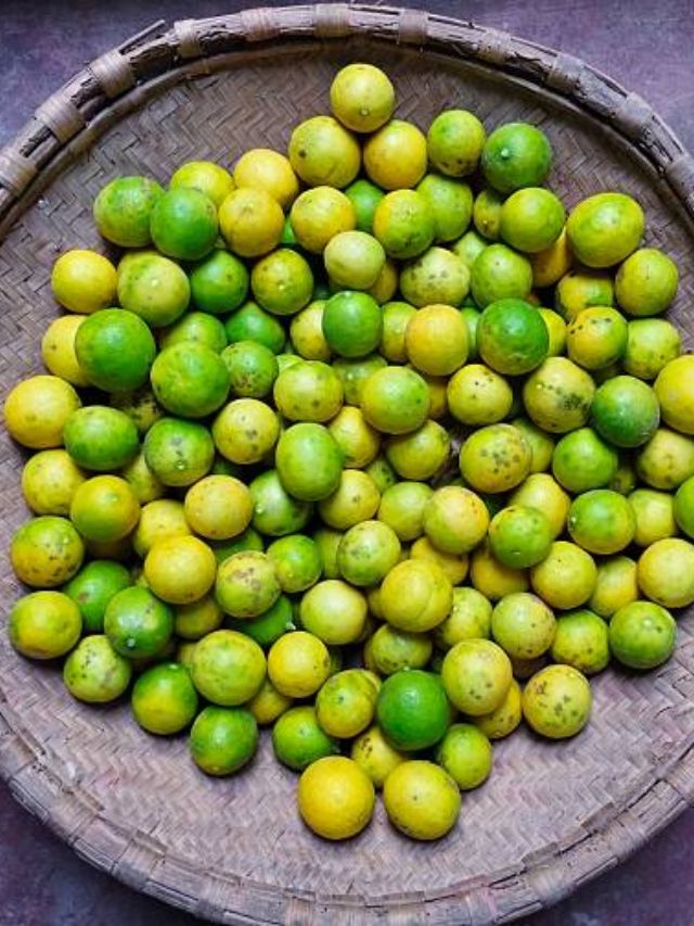 हिरव्या आणि पिवळ्या लिंबूत काय आहे फरक