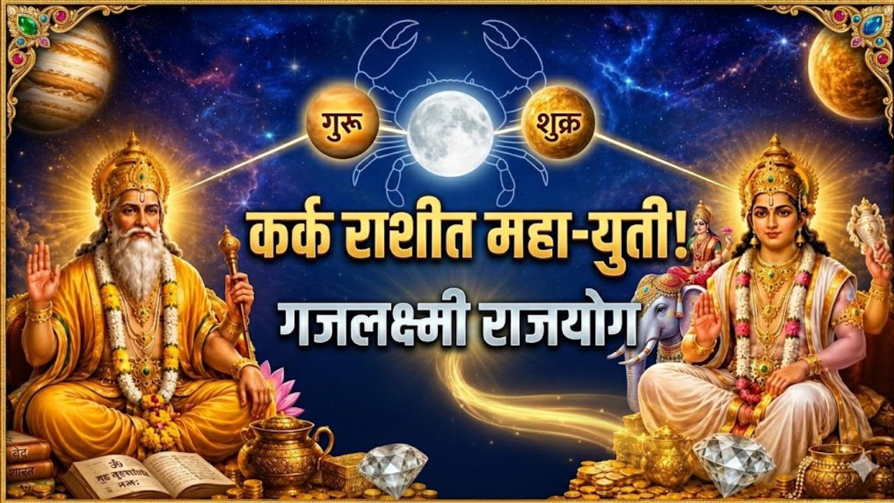 Zodiac Horoscope : गजलक्ष्मी राजयोग देणार शुभ संकेत, गुरुआणि शुक्राच्या युतीमुळे ‘या’ तीन राशी मिळणार छप्पर फाडके लाभ