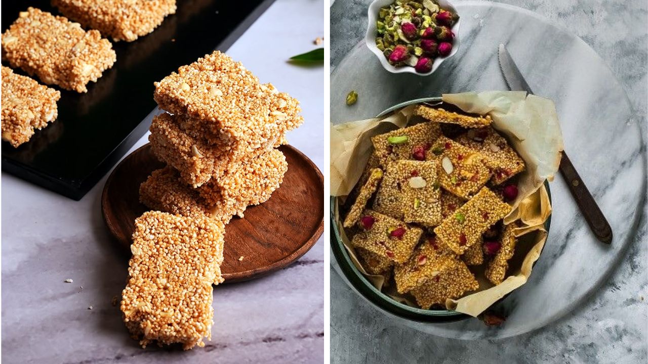 Recipe : उपावासासाठी खास, विकतची नको; आता घरीच बनवा गोड आणि स्वादिष्ट ‘राजगिरा चिक्की’