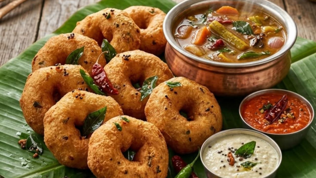 Recipe : डाळीपासून नाही यंदा बटाट्यापासून झटपट बनवा कुरकरीत मेदुवडे, रेसिपी नोट करा