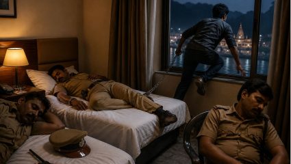 निष्काळजीपणाचा कहर! हॉटेलमध्ये पोलीस झोपले, चकमा देत महाराष्ट्रातून रिमांडवर असलेला आरोपी हरिद्वारमधून फरार