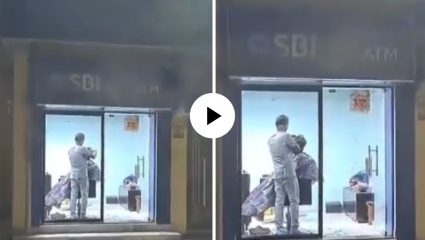 पैसे काढायला गेला अन् केस कापून आला… ! पाटणाच्या ‘हेयर कटिंग SBI ATM’ ने उडवली खळबळ, Viral Video पाहून युजर्स थक्क