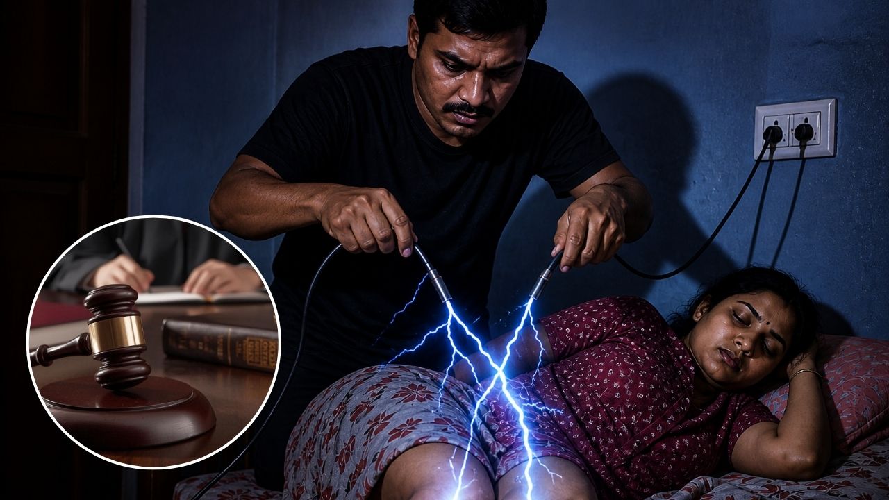 चारित्र्याच्या संशयातून उचलले क्रूर पाऊल! पतीने झोपेतच पत्नीला दिला इलेक्ट्रीक शाॅक, अपघाती मृत्यूचा रचला कट