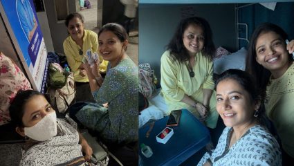 Tharla Tar Mag : मालिकेतील नायिकांचा शेगाव दौरा, ऑन कॅमेरा एकमेकींचा जीव घेणाऱ्या, खऱ्या आयुष्यात जीवलग मैत्रिणी