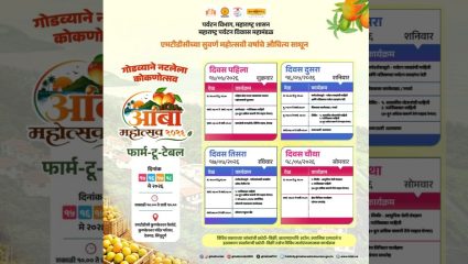 कोकणच्या आंबा वैभवाचा अनोखा उत्सव! कुणकेश्वर येथे रंगणार ‘आंबा महोत्सव २०२६’