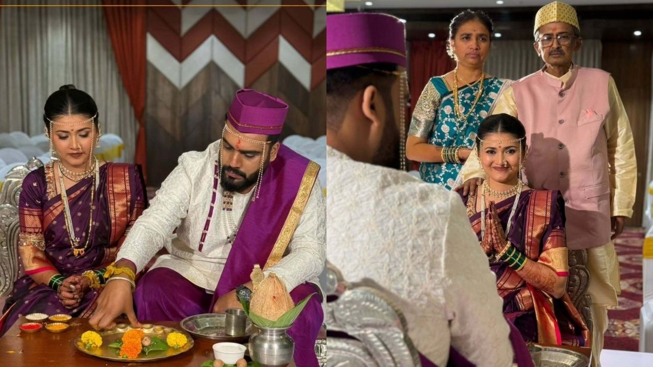 Dnyanada Ramtirthkar Wedding : ज्ञानदाने घेतल्या सप्तपदी! मराठी पारंपरिक पद्धतीने केले लग्न