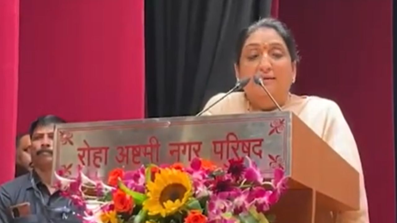 Raigad : रोहा अष्टमी नगरपरिषदेच्या विविध विकासकामांचे सुनेत्रा पवारांच्या हस्ते भूमिपूजन