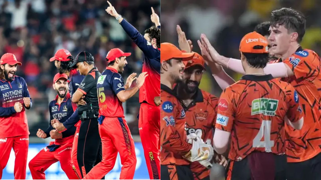 RCB vs SRH: हैदराबादमध्ये रंगणार हायव्होल्टेज सामना, टॉप- २ साठी लढत; कशी असेल खेळपट्टी अन् संभाव्य प्लेइंग ११? जाणून घ्या