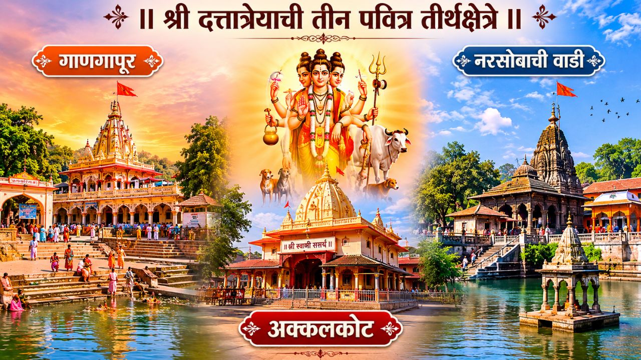 दत्तभक्तांनी आवर्जून भेट द्यावी अशी पवित्र तीर्थस्थान कोणती? जाणून घ्या या तीर्थस्थानांचे धार्मिक महत्त्व
