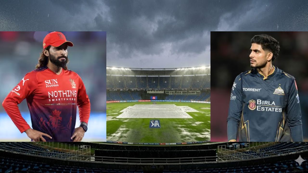 RCB vs GT Final मध्ये पावसाचा खोडा? सामना रद्द झाल्यास कोण उंचावणार IPL ट्रॉफी? वाचा ‘हे’ नियम
