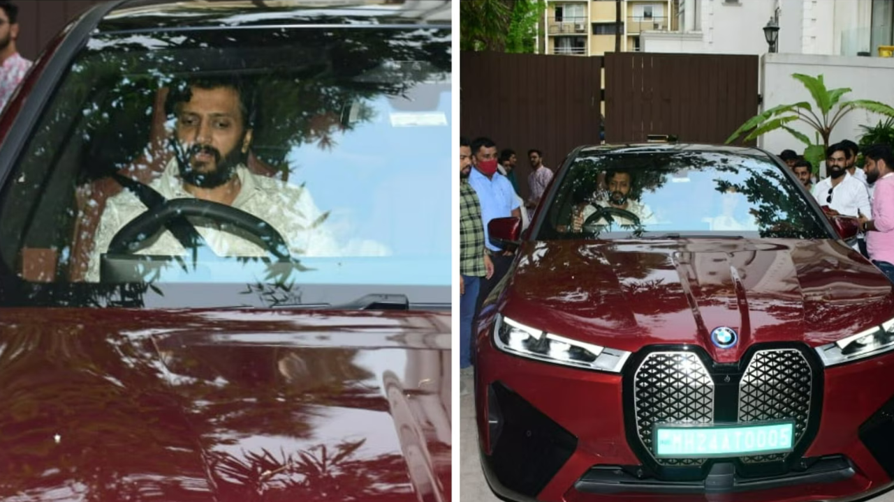 रितेश देशमुख (BMW iX): मराठी आणि बॉलिवूड सिनेसृष्टी गाजवणारा रितेश देशमुख मुंबईत सव्वा कोटी रुपयांपेक्षा जास्त किमतीच्या आलिशान आणि पर्यावरणपूरक 'BMW iX' या इलेक्ट्रिक एसयूव्हीमधून प्रवास करतो.