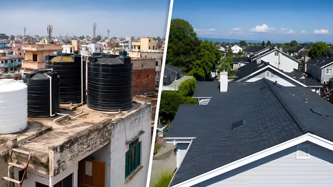 Why Not Water Tanks: परदेशातील घरांच्या छतावर पाण्याच्या टाक्या का नसतात? जाणून घ्या यामागचे रंजक कारण!