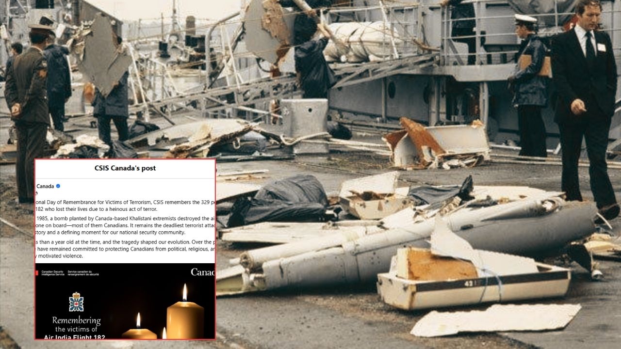 Air India Bombing : अखेर कॅनडाची कबुली! 1985 च्या विमान बॉम्बस्फोटामागे खलिस्तानी दहशतवाद्यांचाच हात; ४१ वर्षानंतर सत्य आलं समोर