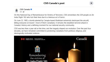 CSIS Canada Post