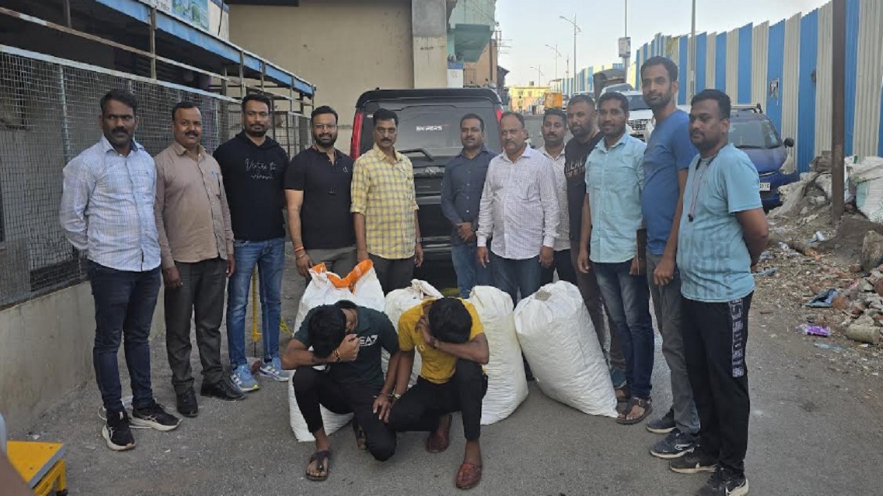 चाकणमध्ये अंमली पदार्थ विरोधी पथकाची मोठी कारवाई, तब्बल 83 किलो गांजा पकडला; स्कॉर्पिओही जप्त