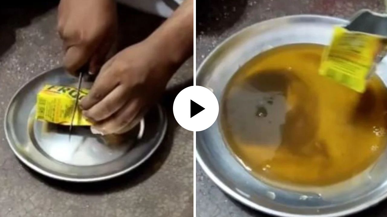 मुलांच्या आरोग्याशी खेळ सुरु? १० रुपयांच्या फ्रूटीत आढळला संशयास्पद काळा पदार्थ; व्हायरल VIDEO मुळे खळबळ