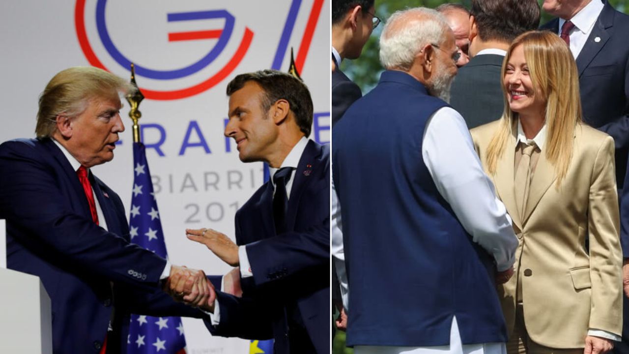 G7 Summit: जागतिक नेत्यांचे छुपे संभाषण Hot Micवर लीक; मेलोनींचे स्मोकिंग ते ट्रम्पच्या ग्रीनलँडवर गूढ गप्पा, पहा VIRAL VIDEO