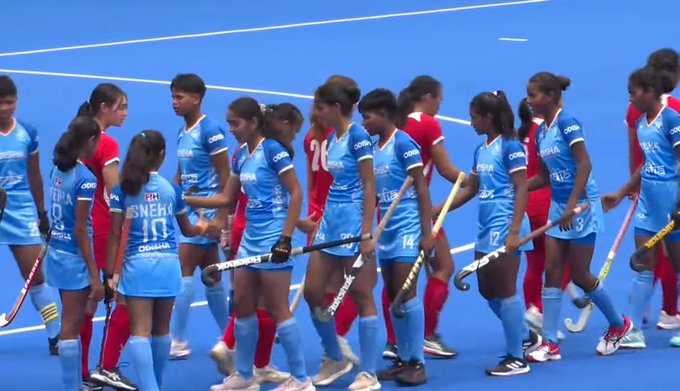 Hockey: चक दे ​​इंडिया! 90 मिनिटांच्या सामन्यात 25 गोल, भारताच्या कन्यांनी उडवला सिंगापूरचा धुव्वा, रचला इतिहास!