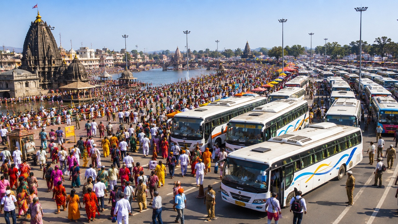 Nashik Kumbh Mela : भाविकांसाठी मोठी तयारी! सिंहस्थात दररोज ४५०० बस धावणार, वाहतुकीचा मास्टर प्लॅन तयार