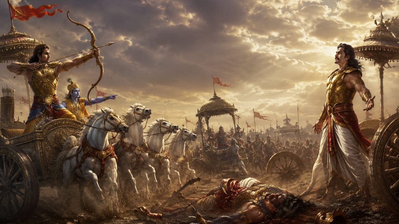 Mahabharata: कर्ण, भीष्म आणि द्रोणाचार्य यांच्यात नेमके काय घडले? महाभारतातील महत्त्वाचा प्रसंग जाणून घ्या