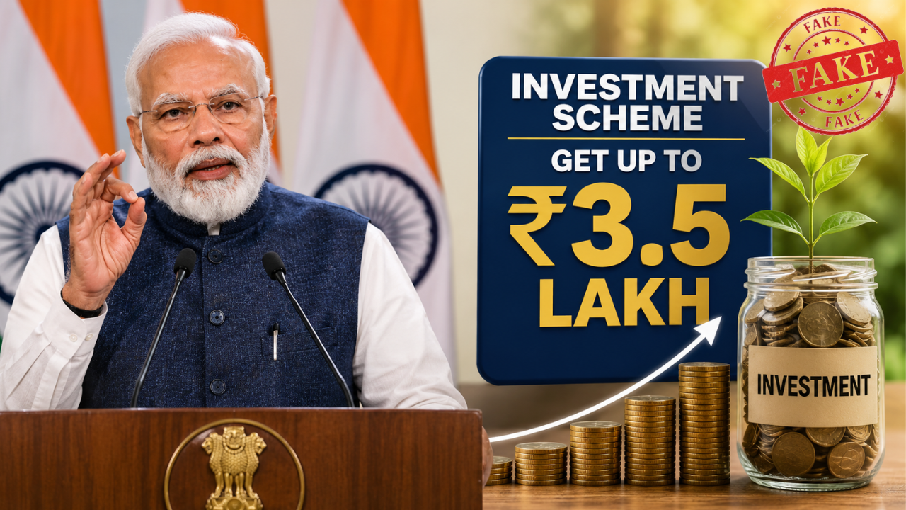 पंतप्रधान मोदींची मोठी घोषणा! गुंतवणूक योजनेवर मिळणार 3.5 लाख रुपये? तुम्हालाही असा मॅसेज आलाय तर सावध व्हा…