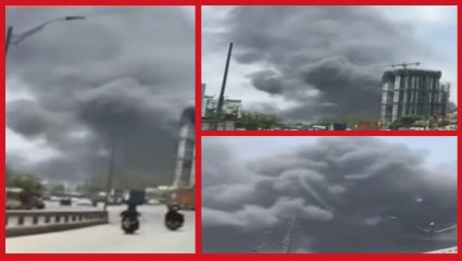 Thane Fire News : मुंब्रा–डायघरमध्ये आगीचा मोठा भडका; टायर गोदाम ज्वाळांच्या विळख्यात